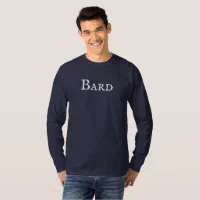 DnD - Bard T-Shirt summer top Blouse black t-shirts for men