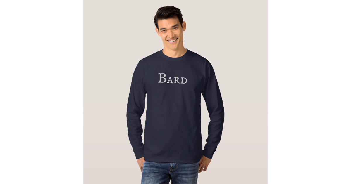 DnD - Bard T-Shirt summer top Blouse black t-shirts for men