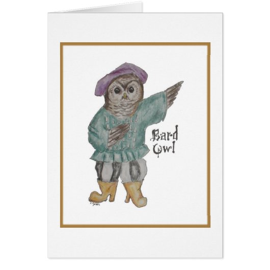 Bard Owl Cards (Front)