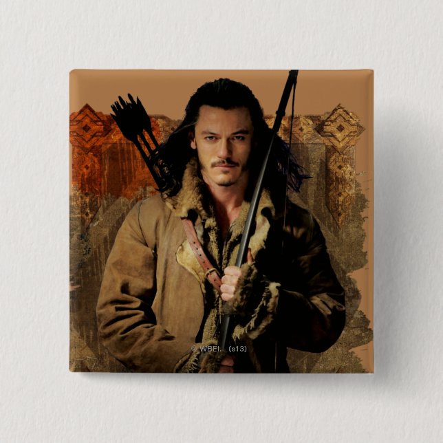 BARD THE BOWMAN™ Framed Graphic Pinback Button (Front)