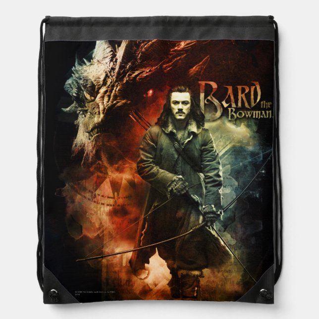 BARD THE BOWMAN™ & Smaug Drawstring Bag (Front)
