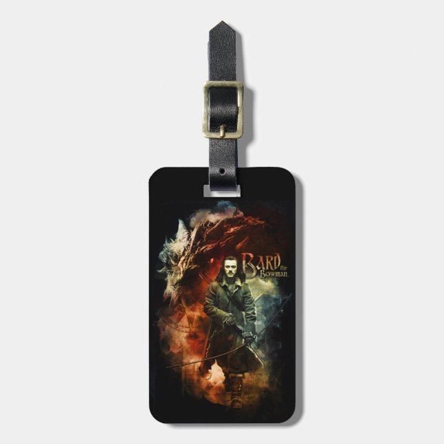 BARD THE BOWMAN™ & Smaug Luggage Tag (Front Vertical)