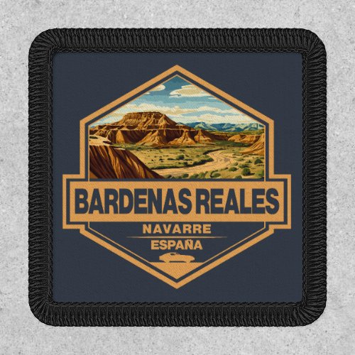 Bardenas Reales Spain Travel Art Badge