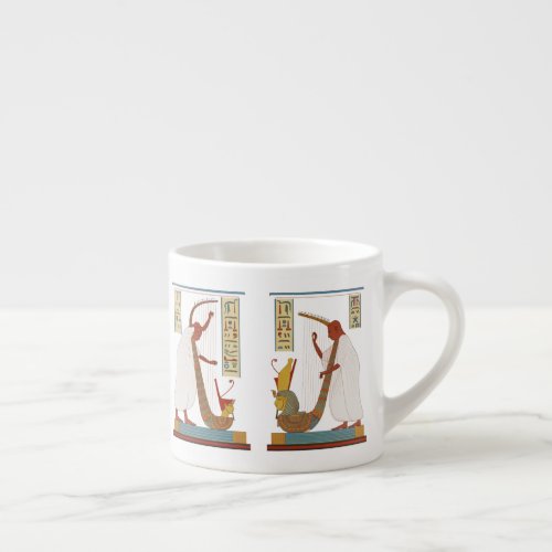 Bards of Ramses III Ancient Egypt Espresso Cup