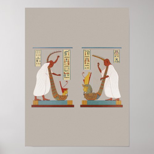 Bards of Ramses III Ancient Egypt  Poster