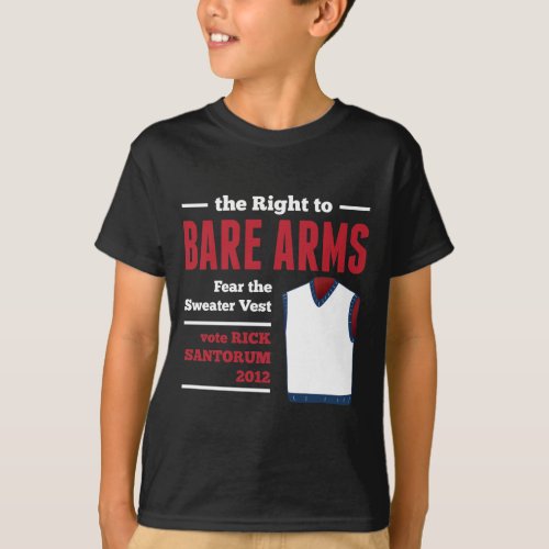 Bare Arms Rick Santorum Sweater Vest 2012