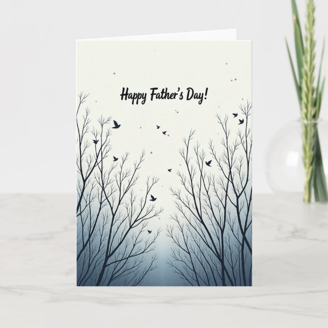 Bare Branches Fathers Day Card (Front)