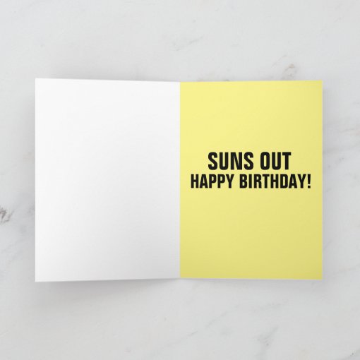 Bare Butt Guy Birthday Card Zazzle