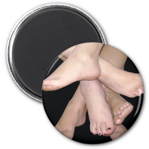 Bare Feet Art Magnet