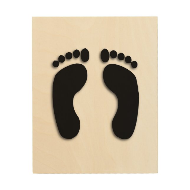 Bare Feet Prints (Front)