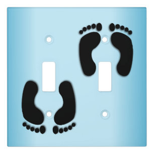 Bare Footprints Light Switch Cover