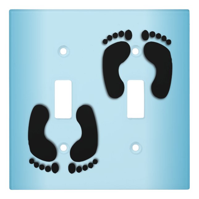 Bare Footprints Light Switch Cover (Front)