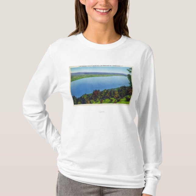 Bare Hill View of Canandaigua Lake T-Shirt (Front)