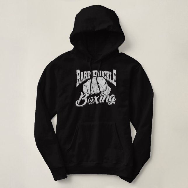 Bare-knuckle boxing - Bare-knuckle sport and fitne Hoodie (Design Front)