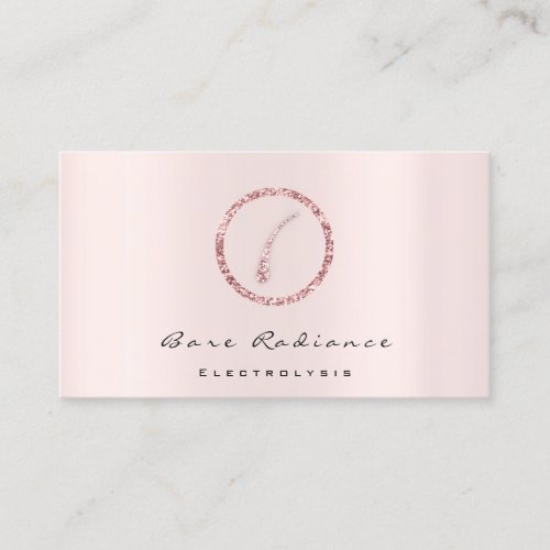 Bare Radiance Electrolysis Waxing Hair Removal Business Card