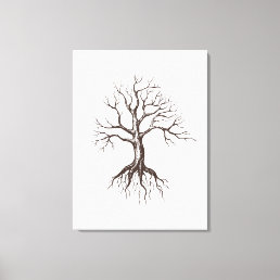 Bare tree canvas print