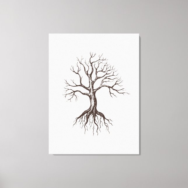 Bare tree canvas print (Front)