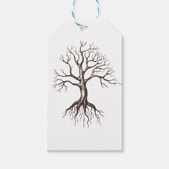 Bare tree gift tags (Front)