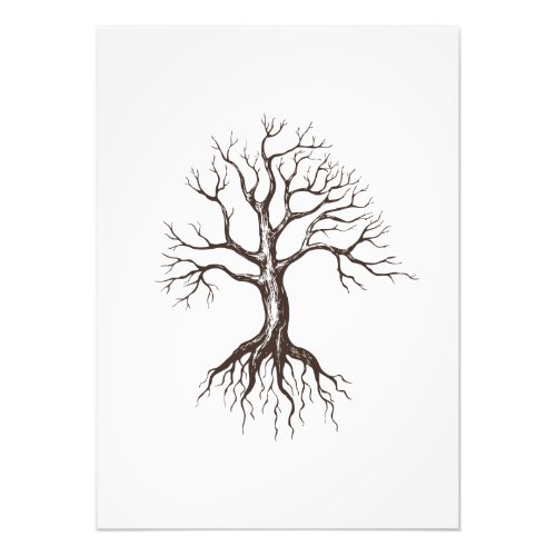 Bare tree photo print