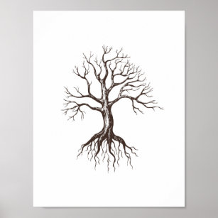 Bare tree poster