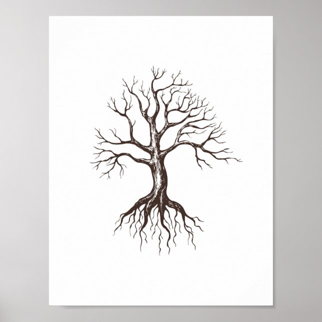 Bare tree poster (Front)