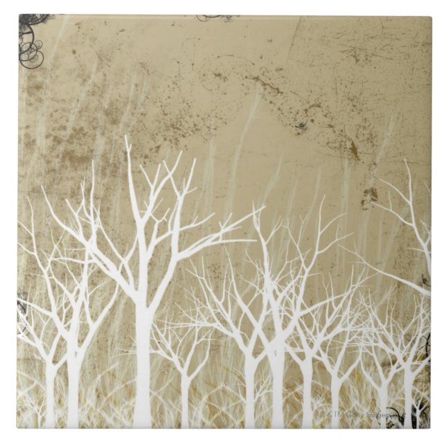 Bare Winter Trees Tile (Front)