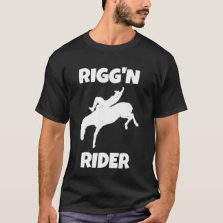 Bareback Bronc Riding Rigg'n Rider T-Shirt