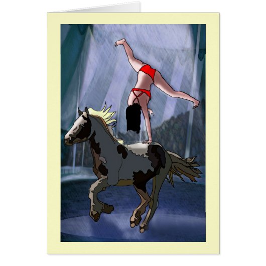 Bareback Rider Cards (Front)