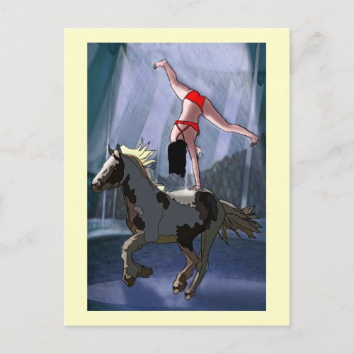 Bareback Rider Postcard