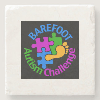 Barefoot Autism Challenge coaster