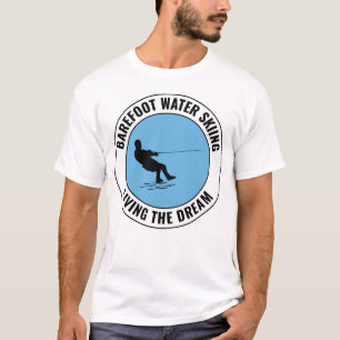 Barefoot Barefooting skiing Water sport Motorboat T-Shirt