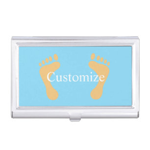 Barefoot Beach Bum Thunder_Cove   Business Card Case