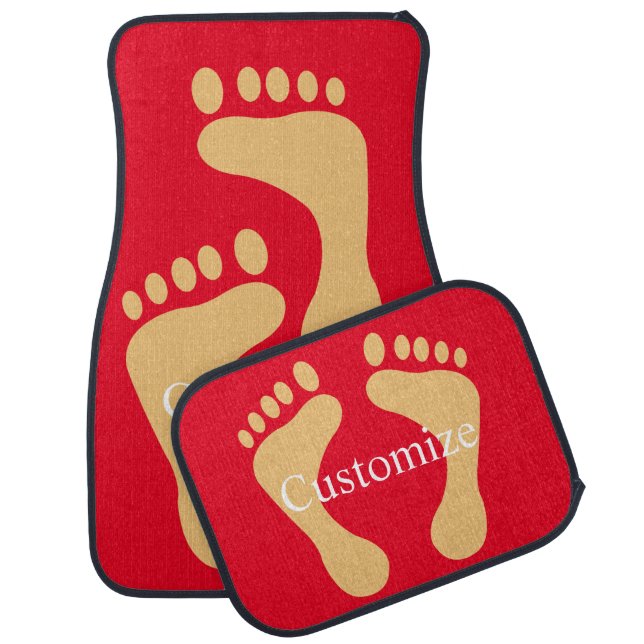 Barefoot Beach Bum Thunder_Cove  Car Floor Mat (Set)