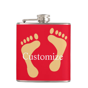 Barefoot Beach Bum Thunder_Cove Flask
