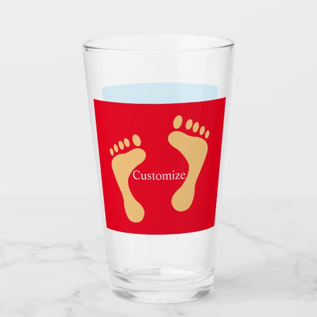 Barefoot Beach Bum Thunder_Cove  Glass (Front)