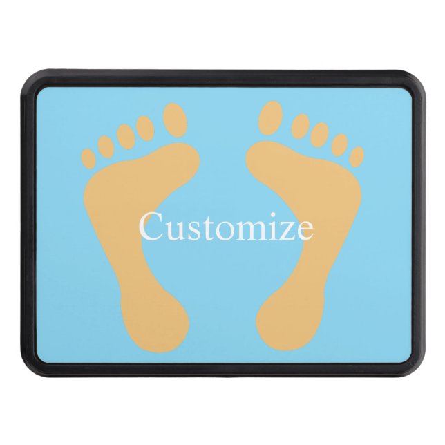 Barefoot Beach Bum Thunder_Cove Hitch Cover (Front)