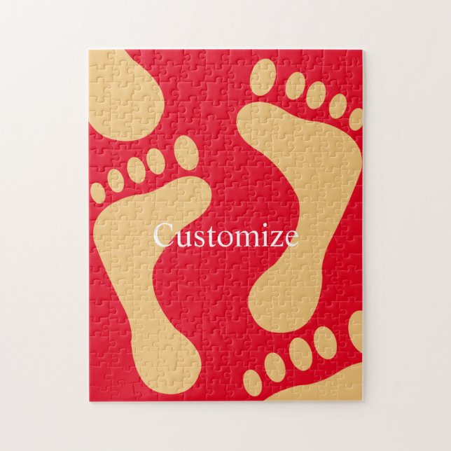 Barefoot Beach Bum Thunder_Cove Jigsaw Puzzle (Vertical)