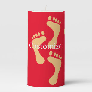 Barefoot Beach Bum Thunder_Cove Pillar Candle