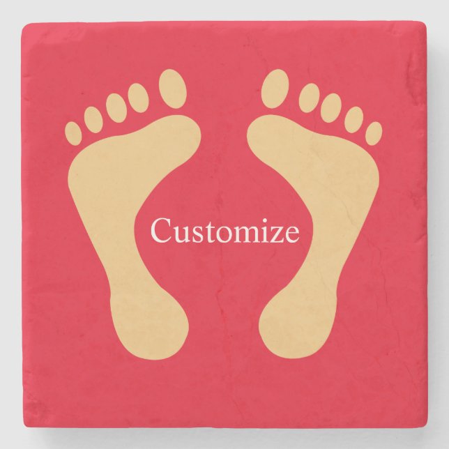 Barefoot Beach Bum Thunder_Cove   Stone Coaster (Front)