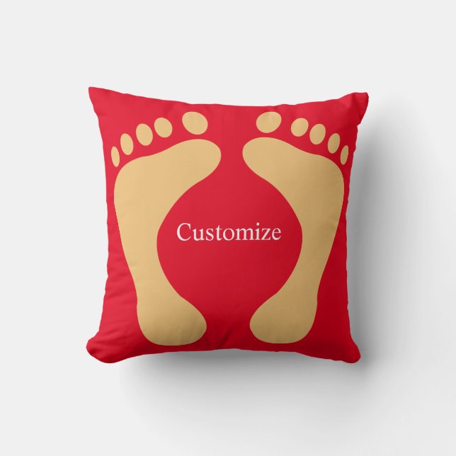 Barefoot Beach Bum Thunder_Cove  Throw Pillow (Front)