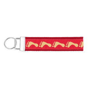 Barefoot Beach Bum Thunder_Cove  Wrist Keychain