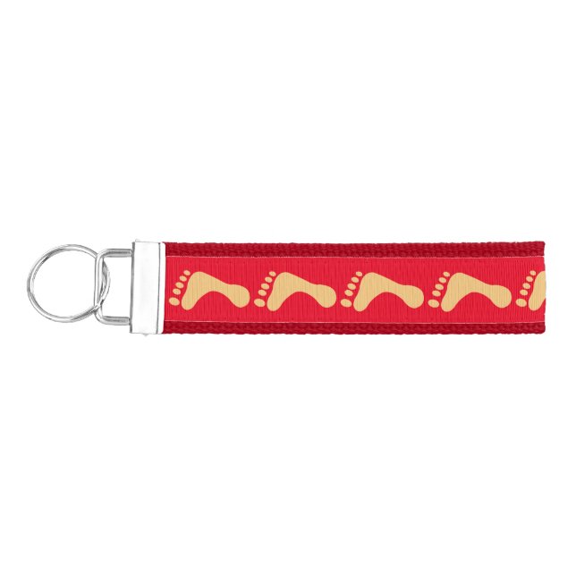 Barefoot Beach Bum Thunder_Cove  Wrist Keychain (Keys on Left)