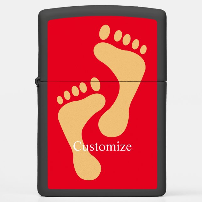 Barefoot Beach Bum Thunder_Cove Zippo Lighter (Front)