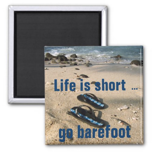 Barefoot  Beach Inspiration magnet