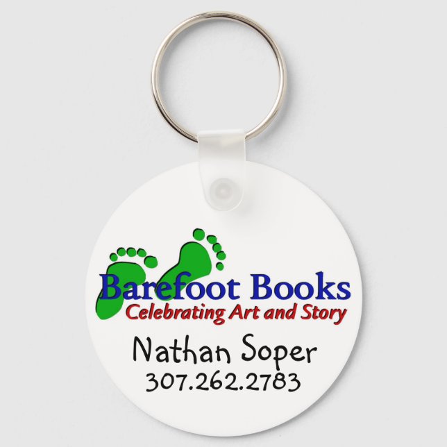 Barefoot Books by Nathan Keychain (Front)