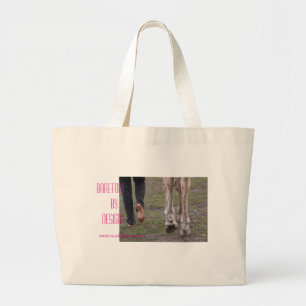 Barefoot by design large tote bag
