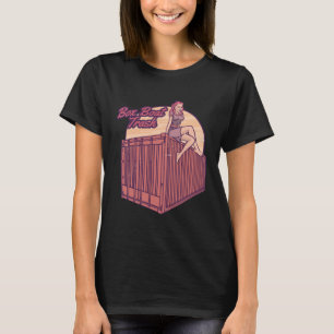 barefoot girl sitting on a dumpster vintage T-Shirt