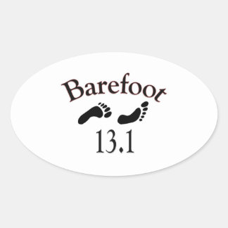Barefoot Half Marathon Sticker