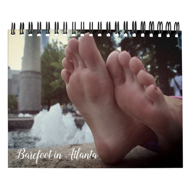 Barefoot in Atlanta 12-month Calendar (Cover)