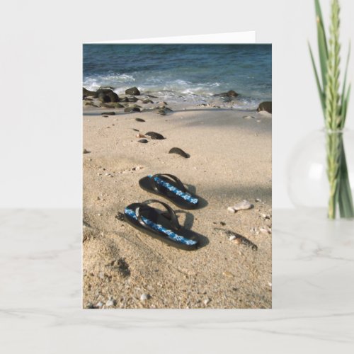 Barefoot Inspiration greeting card